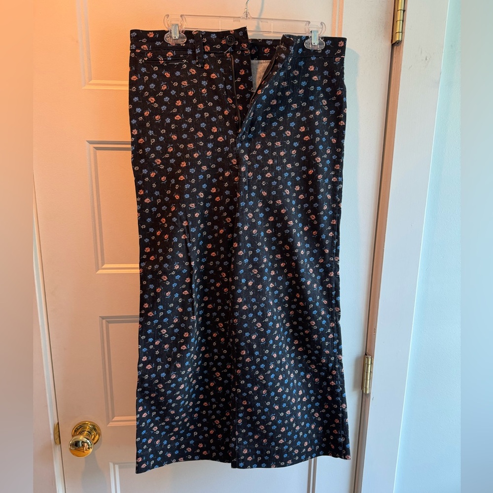 Madewell Emmett Patterned Crop Pants